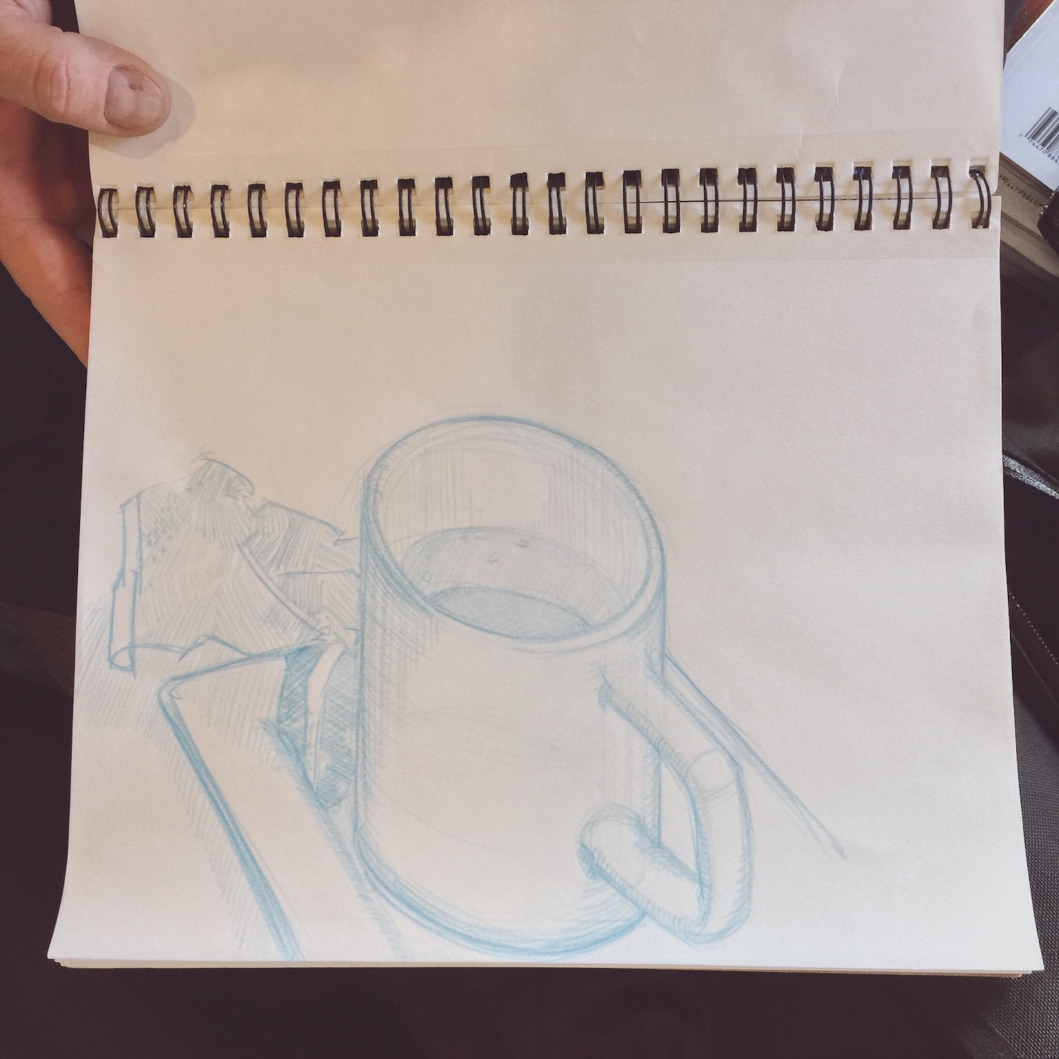 Sketch by Giles at Capital Tea