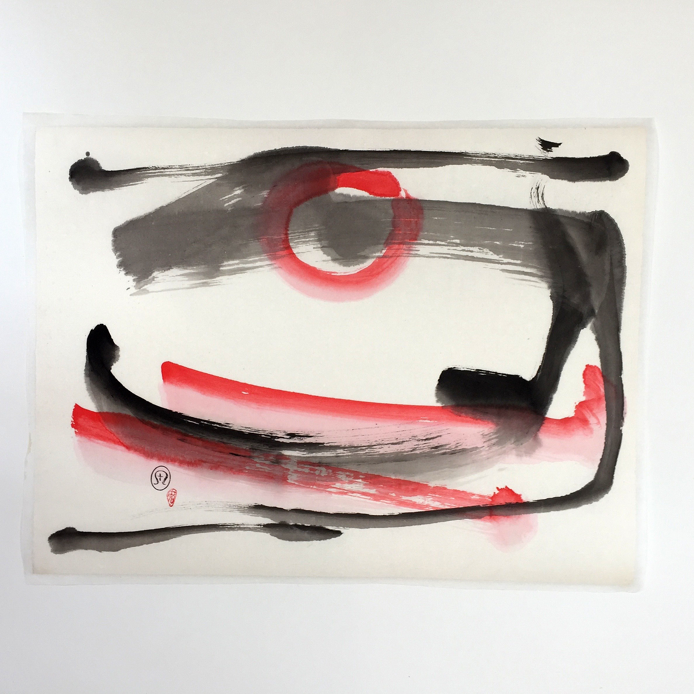 "Midwinter Season"182S 14"x 18" by Marilyn Wells—14”x 18” on mulberry paper, mounted—$320