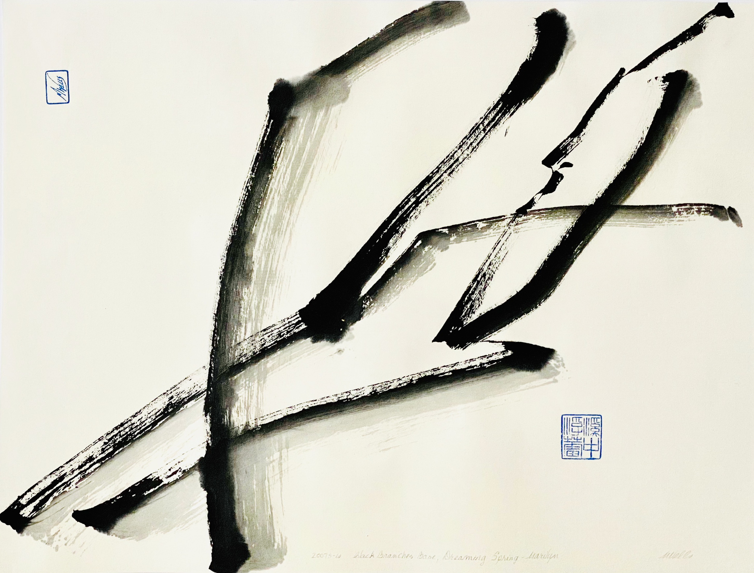 abstract sumi e Behold & Be Held