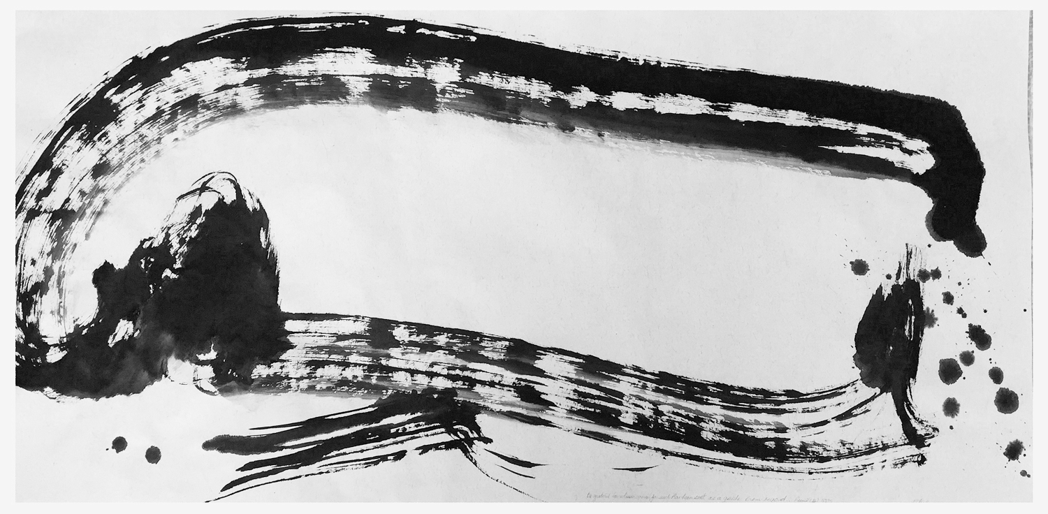 abstract sumi e A Guide From Beyond