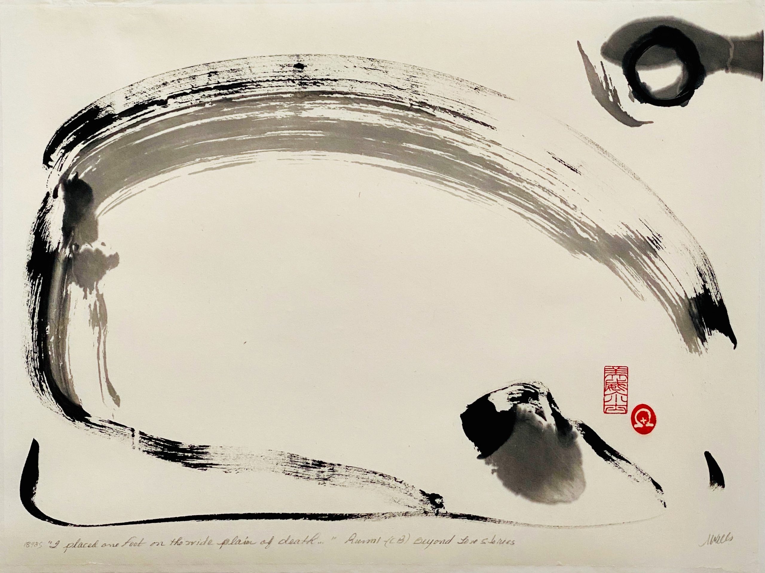 Abstract Sumi e and The Immensity of Life