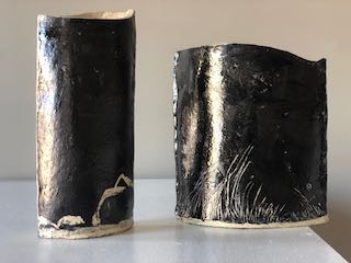 sumi pottery by Marilyn Wells