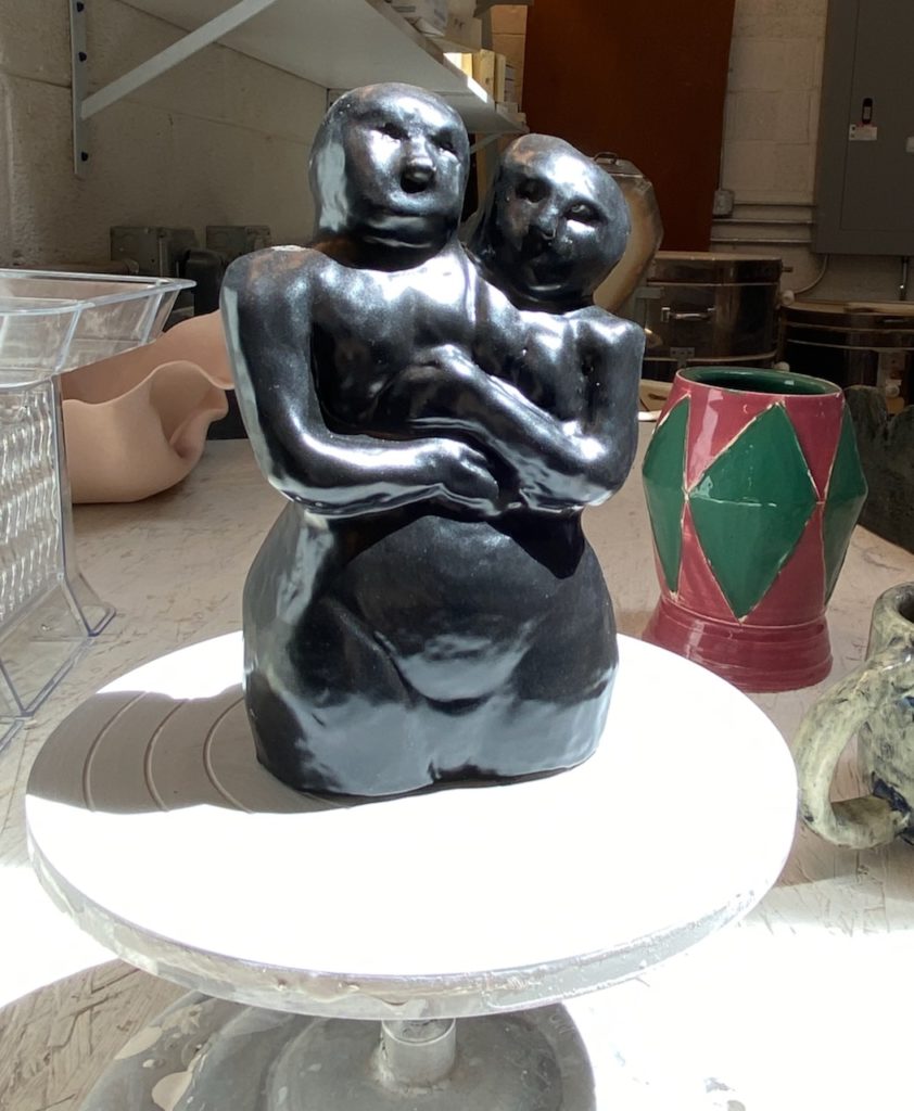 Divine Feminine Sumi Sculpture by Marilyn Wells